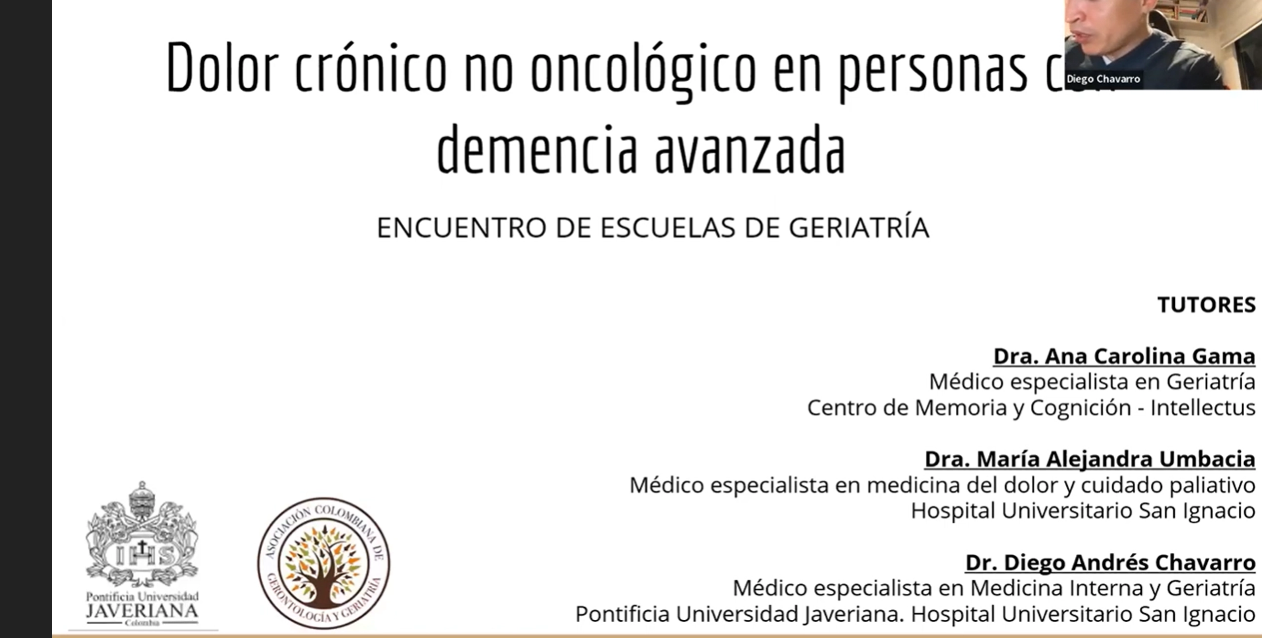 Dolor Crónico No Oncológico En Personas Con Demencia Avanzada