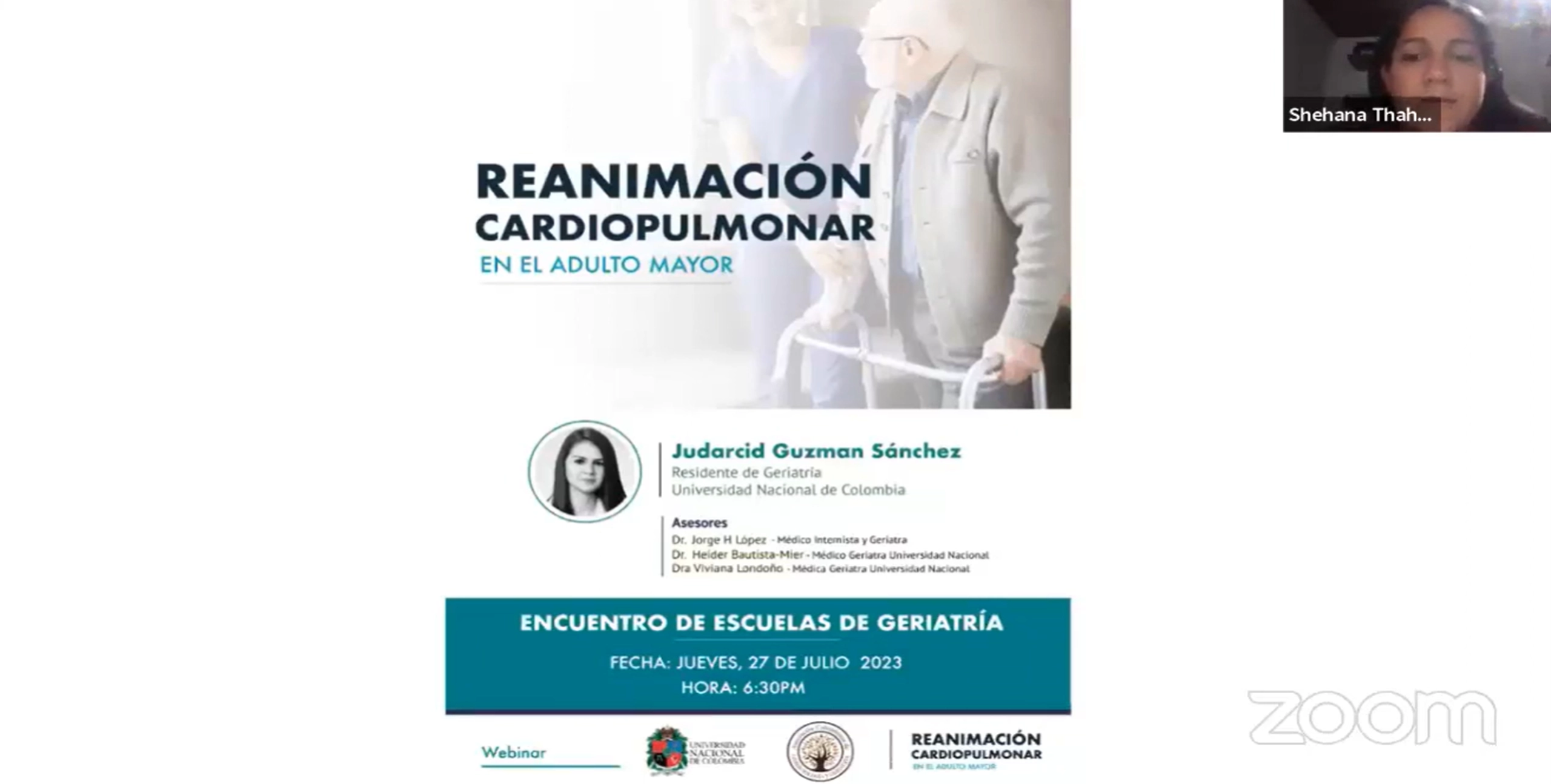 U. Nacional. Reanimación Cardiopulmonar En El Adulto Mayor